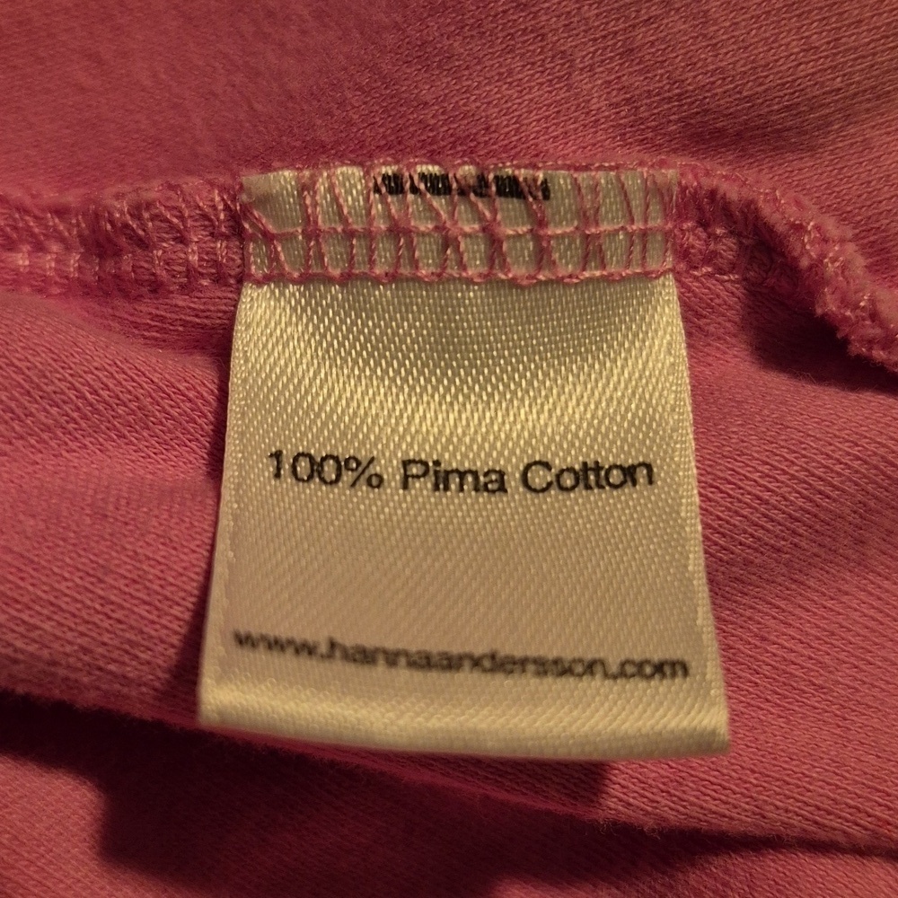 Hanna Andersson girls 70 or 6-12 months pink tie shoulder sun dress VGUC - Picture 6 of 7